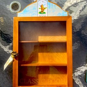 Winnie The Pooh Wood/Glass Display Case